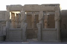 Kiosk on the roof at Dendera Temple, Egypt, 2019.  Creator: LTL.