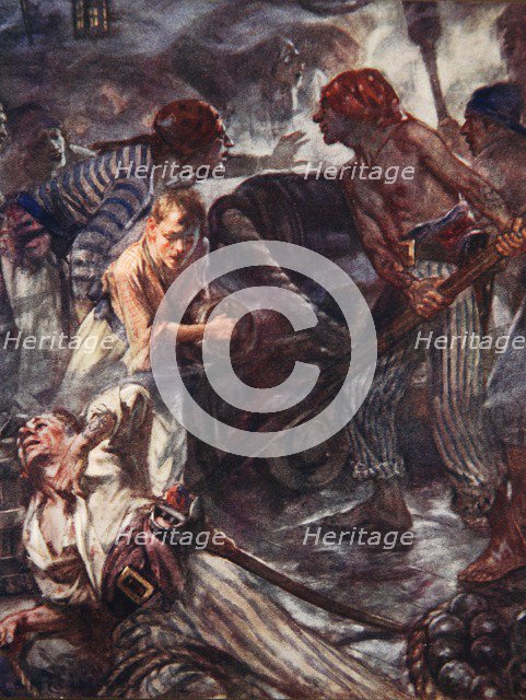 The Fighting Temeraire, illustration from 'Drake's Drum and Other Songs of the Sea', 1905. 