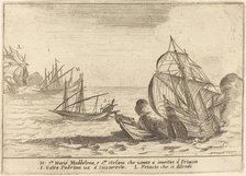 Boarding of the Petaccio, 1617. Creator: Jacques Callot.
