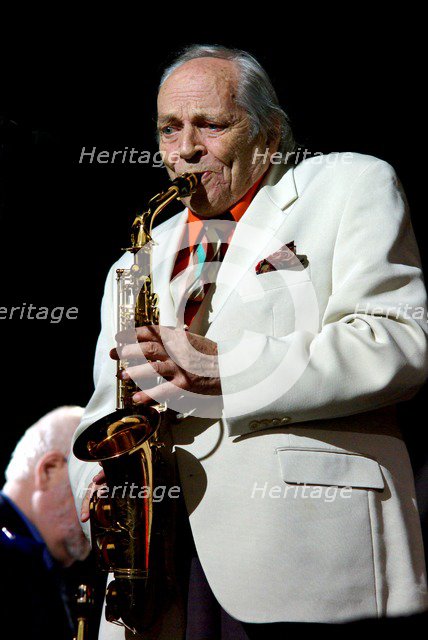 John Dankworth, Brecon Jazz Festival, Powys, Wales. Artist: Brian O'Connor