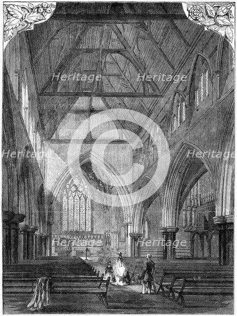 All Saints' Church, Notting Hill, London, 1861. Artist: Unknown