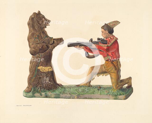 Toy Bank, c. 1941. Creator: Archie Thompson.