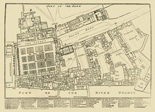 'A reduced copy of Fisher's Ground Plan of the Royal Palace of Whitehall, 1680', (1881).  Creator: Unknown.