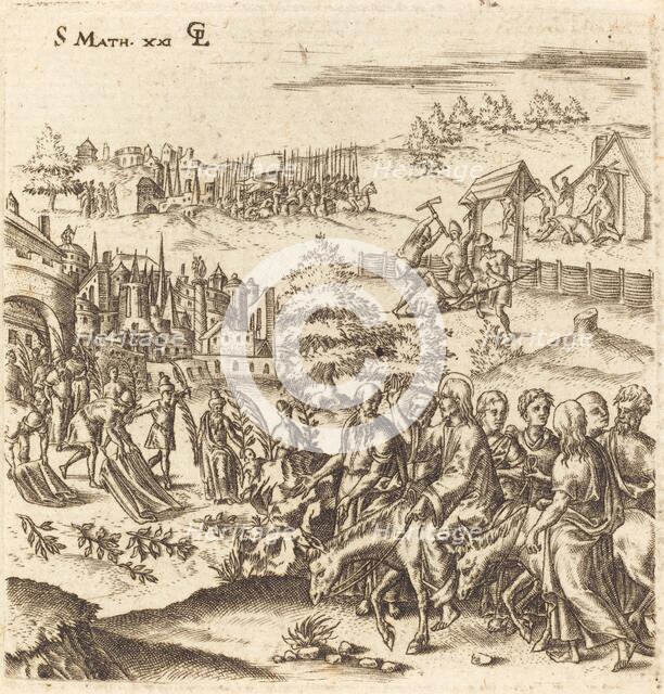 The Entry into Jerusalem, probably c. 1576/1580. Creator: Leonard Gaultier.