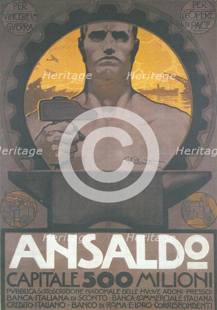 Ansaldo, 1920. Creator: Palanti, Giuseppe (1881-1946).