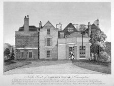 View of Campden House, Kensington, London, c1820.  Artist: Robert Banks