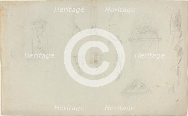 Studies for a Monument. Creator: John Flaxman.