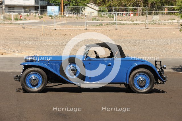 Ruxton model c roadster 1932. Artist: Simon Clay.