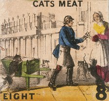 'Cats Meat', Cries of London, c1840. Artist: TH Jones