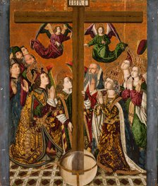 Adoration of the Holy Cross by Saint Helena and the Emperor Heraclius, 1483-1487. Creator: Jiménez (Ximénez), Miguel (active 1462-1505).