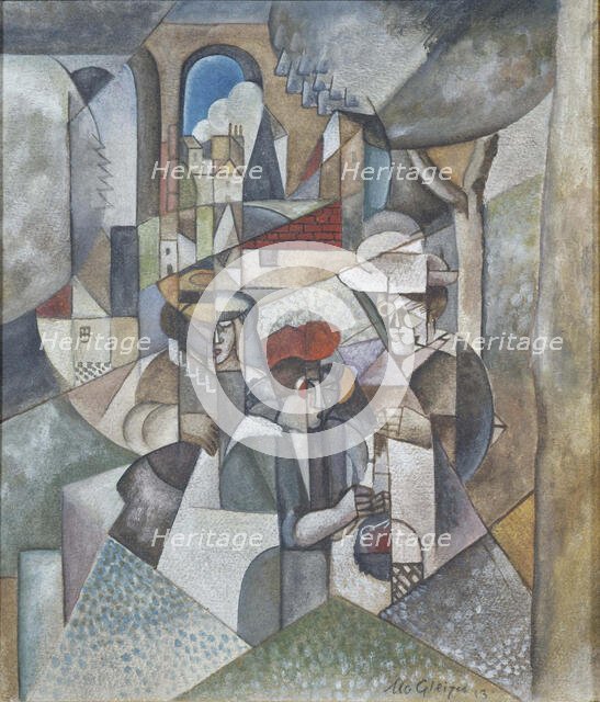 Women Sewing. Creator: Gleizes, Albert (1881-1953).