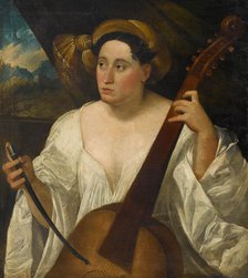 The Bass Viol Player, 16th century. Creator: Anonymous ().