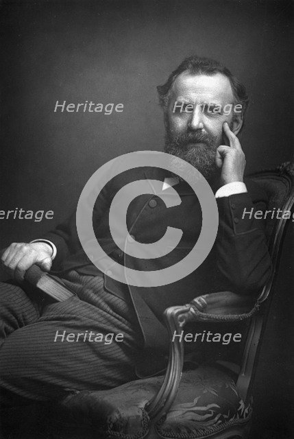 William Thomas Stead (1849-1912), English journalist, 1893.Artist: W&D Downey