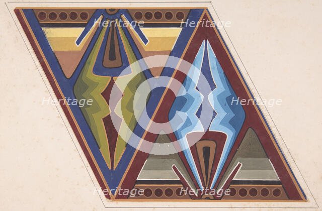 Design drawing, ca. 1883, based on earlier design. Creator: Christopher Dresser.