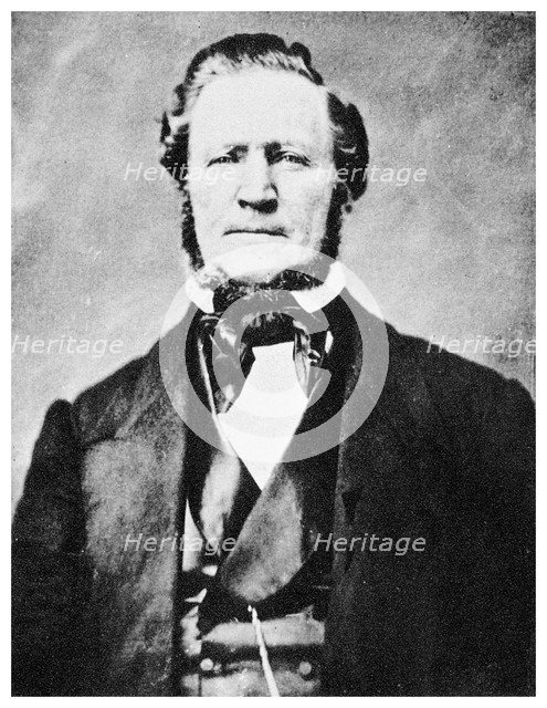 Brigham Young, American Mormon leader, c1855-1865 (1955). Artist: Unknown