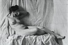 Unidentified Model, c. 1886-1892. Creator: Thomas Eakins.