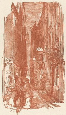 Rue Saint-Severin, published 1901. Creator: Auguste Lepere.