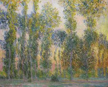 Poplars at Giverny, 1887. Artist: Monet, Claude (1840-1926)