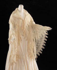 Evening shawl, American, 1830-40. Creator: Unknown.