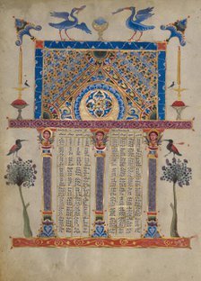 Canon Table Page; Zeyt'un Gospels, 1256. Creator: T'oros Roslin.