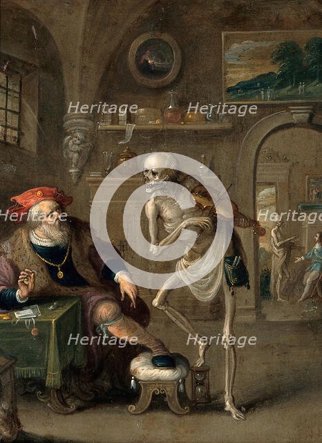 Death and the miser. Creator: Frans Francken II.