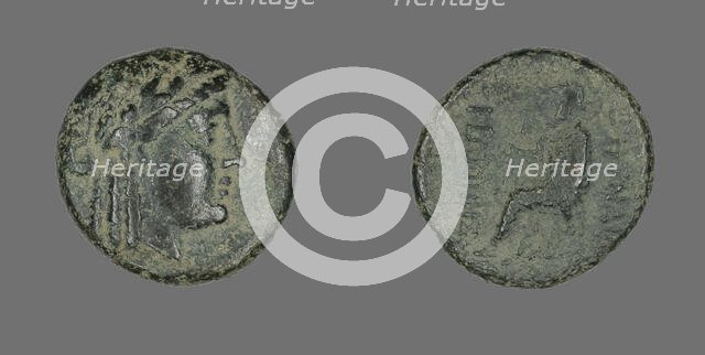 Coin Depicting the God Apollo, 2nd century BCE. Creator: Unknown.