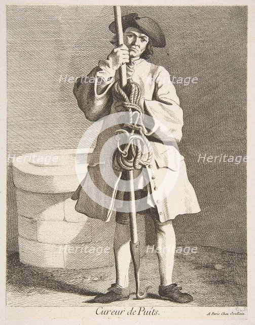 Well Cleaner, 1746. Creator: Caylus, Anne-Claude-Philippe de.