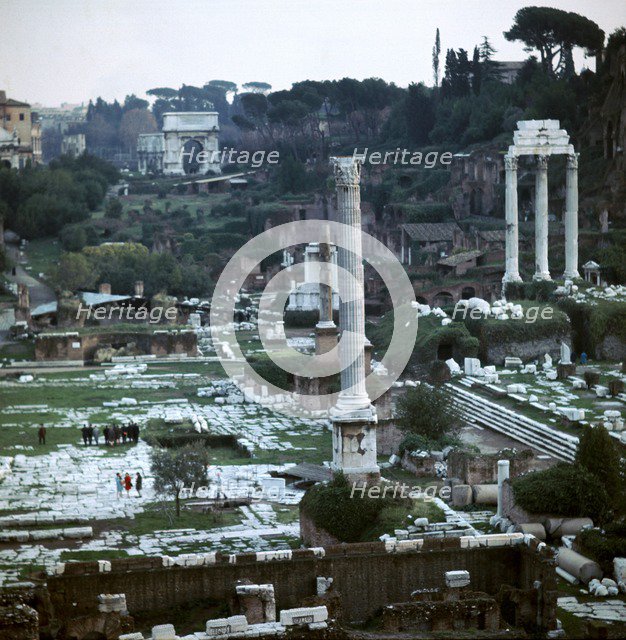 The Roman forum, 2nd-5th century. Artist: Unknown