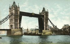 Tower Bridge, London, 1906. Creator: Unknown.