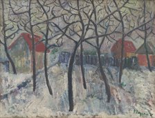 Trees in a Garden, around 1933. Creator: Cyprian Majernik.