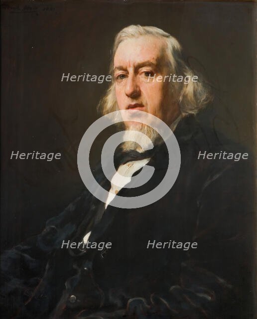 Portrait of Edmund Tonks (1824-1898), 1881. Creator: Francis Montague Holl.