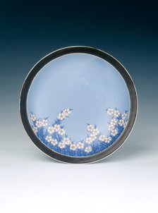 Nabeshima polychrome dish, Kyoho Era, middle Edo period, Japan, 1716-1736. Artist: Unknown