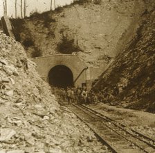 Tavannes Tunnel, Verdun, northern France, c1914-c1918. Artist: Unknown.