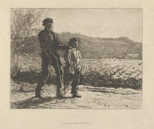 A Blind Man (The Wayfarers), 1863. Creator: Fred Walker.