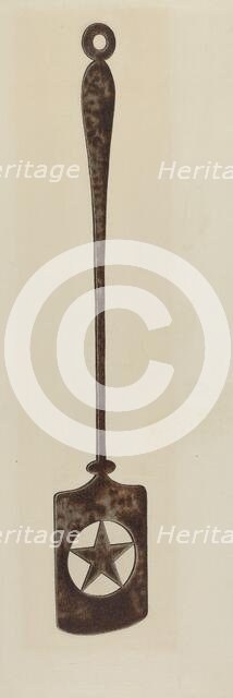 Steel Spatula, c. 1940. Creator: Unknown.