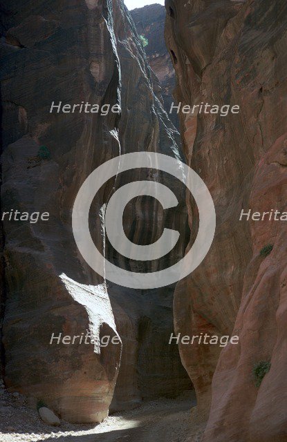 The Siq. Artist: Unknown