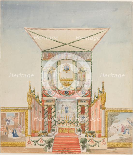 Portable Field Altar for Charles X, 1824-1830. Creator: Alexandre Denis Abel de Pujol (French, 1787-1861).