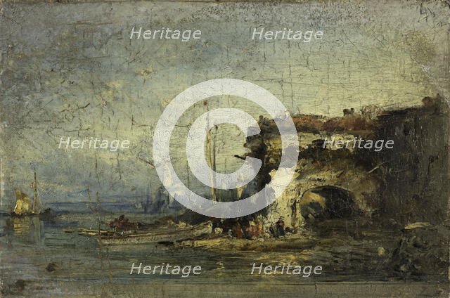 Vue d'Italie : la vieille porte. Creator: Felix Francois Georges Philibert Ziem.