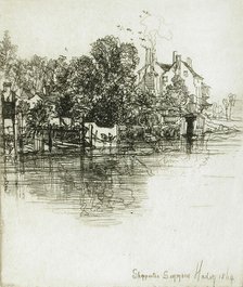 Shepperton, 1864. Creator: Francis Seymour Haden.
