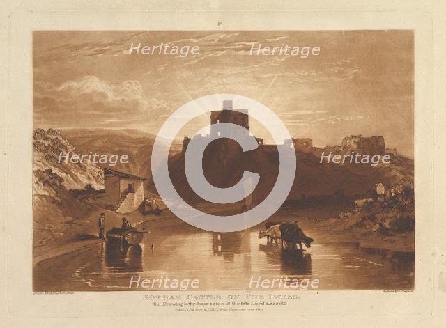 Norham Castle on the Tweed (Liber Studiorum, part XII, plate 57), January 1, 1816. Creator: JMW Turner.