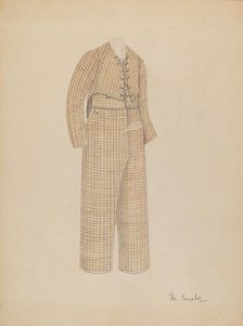 Boy's Suit, 1935/1942. Creator: Margaret Concha.