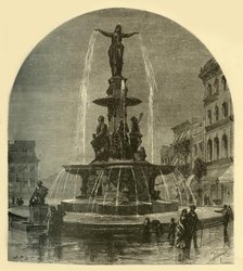 'The Tyler-Davidson Fountain', 1874.  Creator: John Filmer.