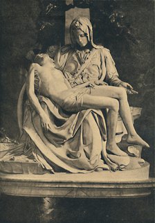 'Roma - Basilica of St. Peter. Pieta by Michelangelo', 1910. Artist: Michelangelo Buonarroti.