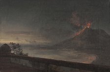 View of Vesuvius from Villa Quisisana, early-mid 19th century. Creator: Johan Christian Dahl.