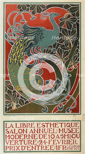 La Libre Esthétique, 1898. Artist: Combaz, Gisbert (1869-1941)