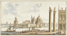 View of the Sta. Maria della Salute from St. Mark's Square in Venice, 1650-1699. Creator: Jan van Call.