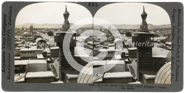 Damascus, Syria, 1900s.Artist: Keystone