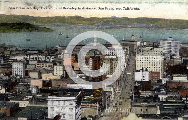 San Francisco Bay, California, USA, 1922. Artist: Unknown