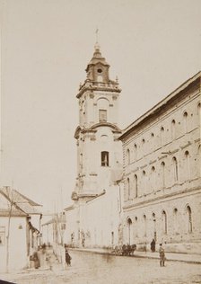 Church of St Nicholas and the Dominican monastery - western façade, Kamianets-Podilskyi, 1895-1905. Creator: Unknown.