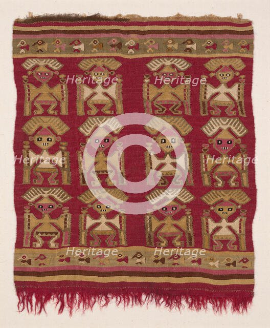 Fragment (Loincloth), Peru, A.D. 1250/1470. Creator: Unknown.